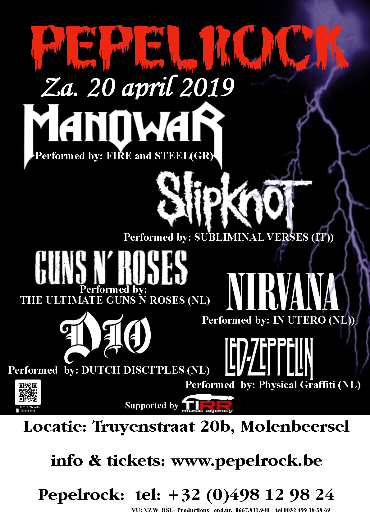 PEPELROCK affiche op 20/04/2019